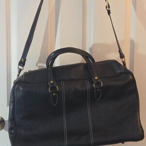 Floto  Leather Duffel Bag- Made In Italy